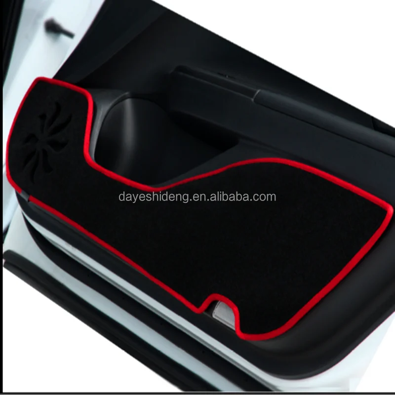 4 pieces a lot dust proof Car door pad mat Auto door cover for Opel Lexus Citroen Acura Chevrolet