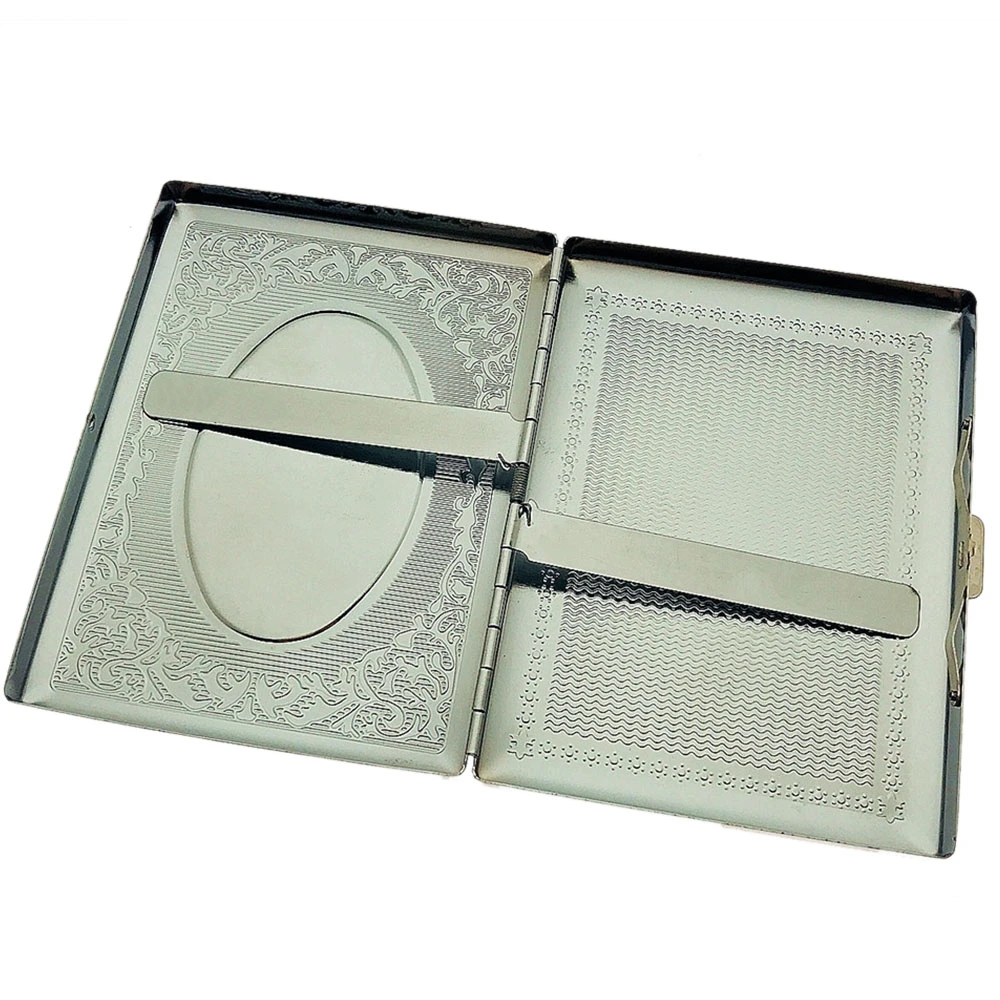 Водонепроницаемый прямоугольный металлический футляр для сигарет, коробка для табака для промо-подарка