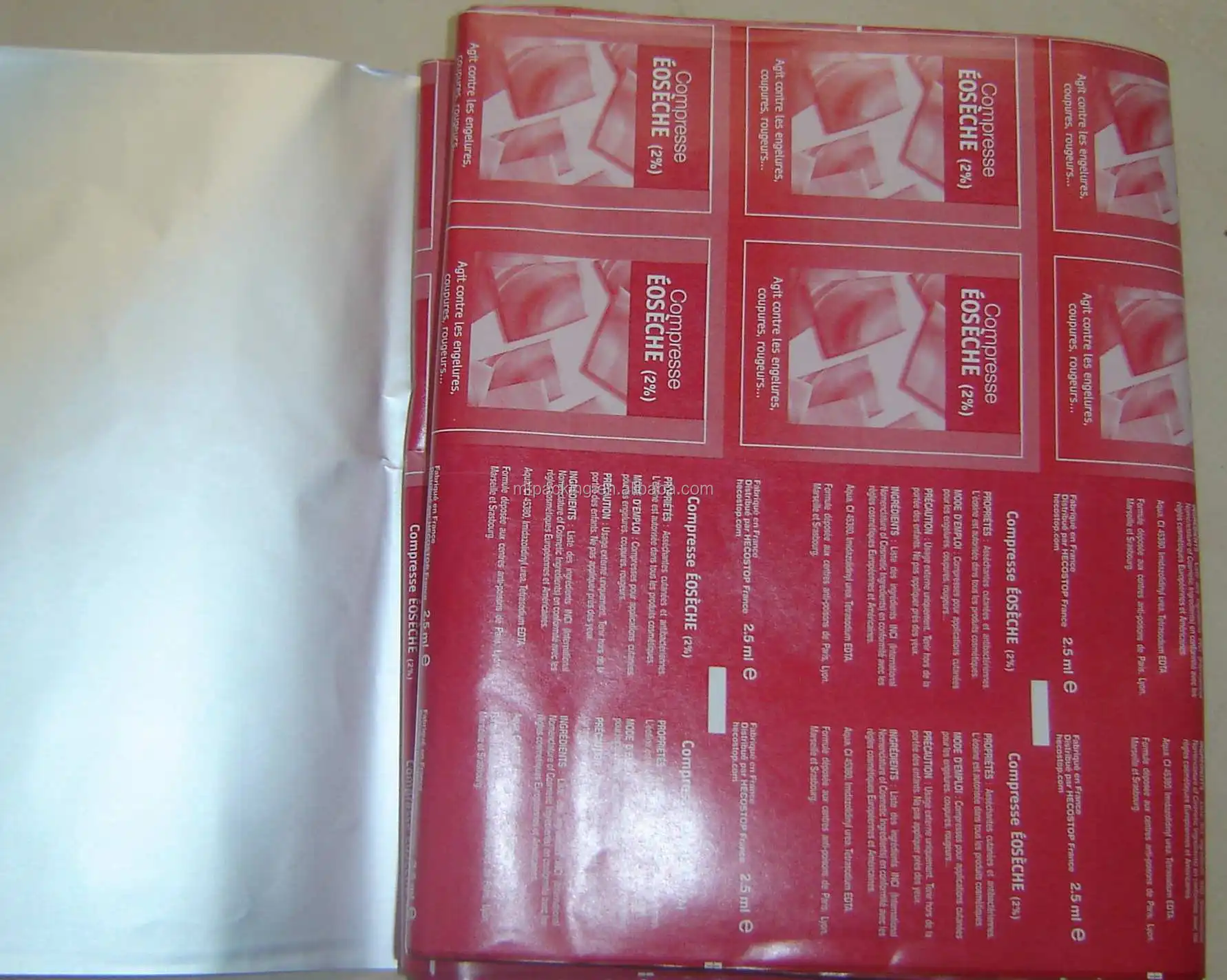 Алюминиевая фольга для профессионального и больничного использования povidine lodine prep