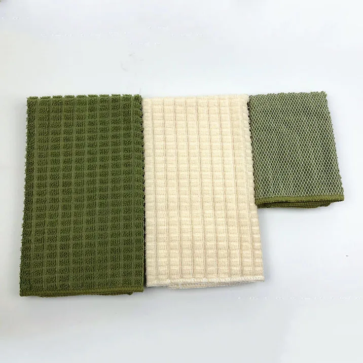 3PK Kitchen Cleaning Cloths Microfiber Cleaning Cloth Set