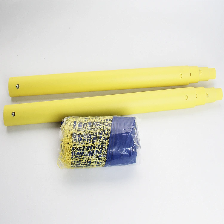 DECOQ Plastic Badminton Set Box Portable Badminton Racket Net Set For Outdoor Paly