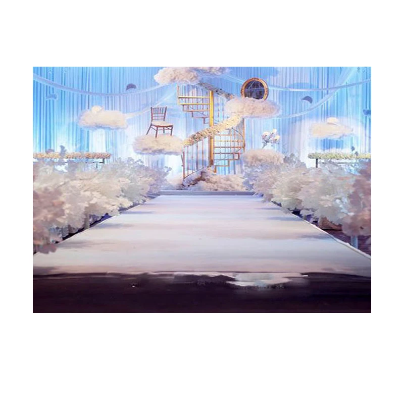 Graceline plain event exhibition white Wedding carpet for expo outdoor playground carpet