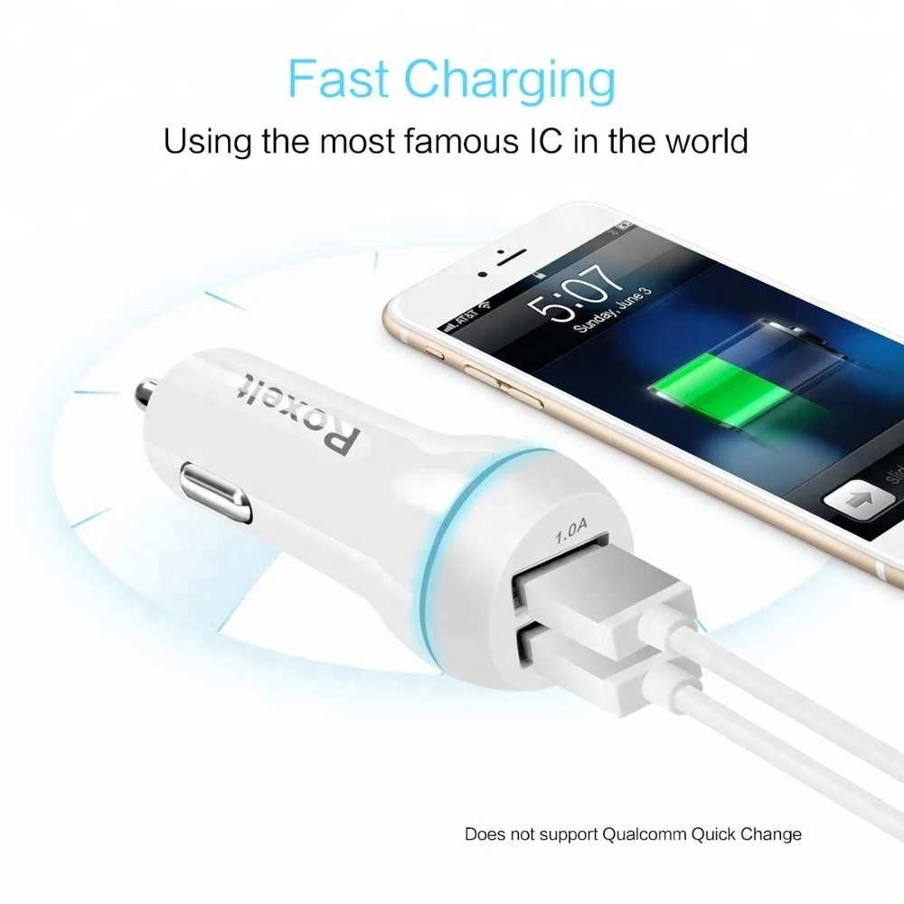 USB 3.0 Dual USB Car Charger Adapter fast charging portable power adapter supply