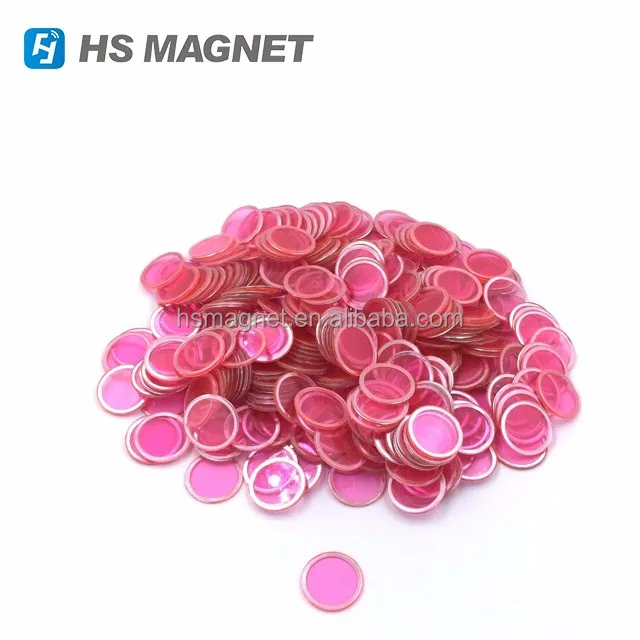 Factory Price Magnetic Bingo Chips Metallic Bingo Chips 100 Bingo Chips A Set