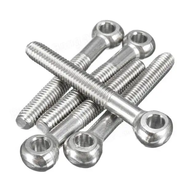 Alloy steel/ stainless steel fixed ring closed swivel eyelet joint bolt screw