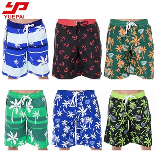 Custom Design Fashion 4 Way Sublimation boardshorts Surf Beach Swimming Trunk Mens Board Shorts Swim Shorts