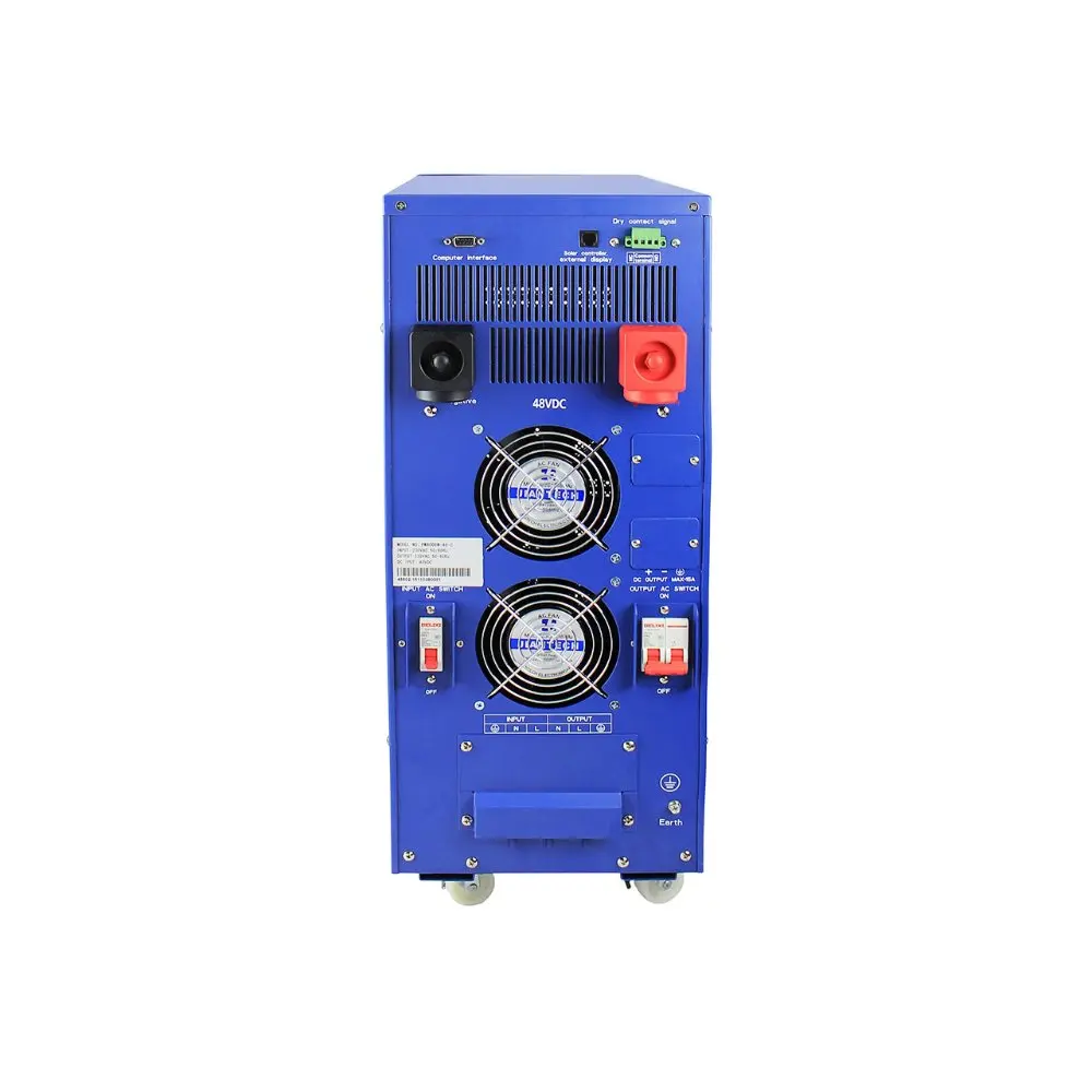 10 kw pure sine wave ac dc battery inverter charger 48v 10kw ups inverter