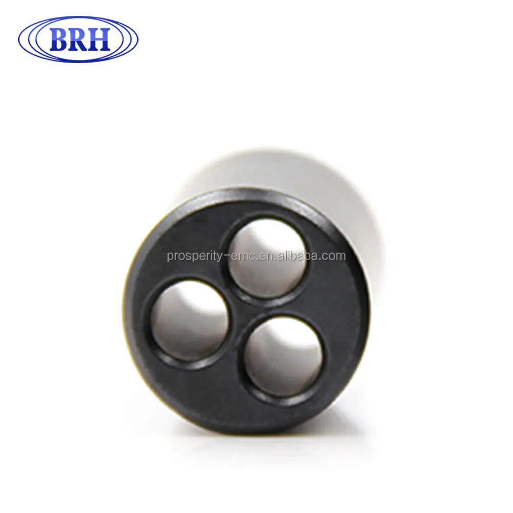 High permeability ferrite toroid core for round cable