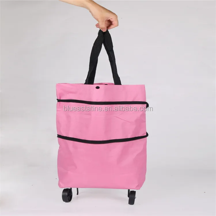 hot sale foldable and folding shopping trolley bag