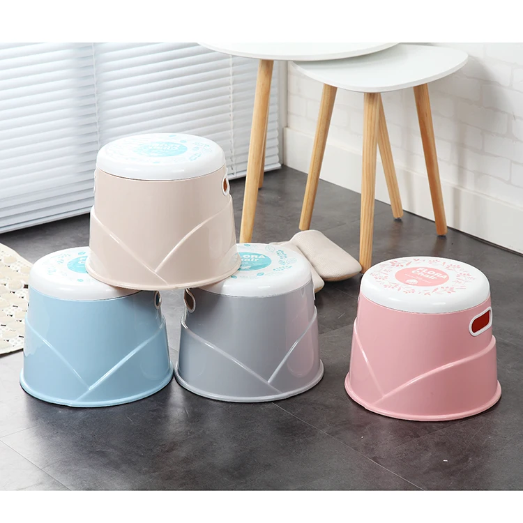 Вращающиеся Симпатичные детские стулья, пластиковые круглые стулья