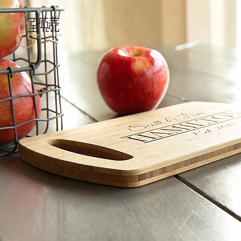 Rustic Carved Wood Cutting Board Olive Wood Cutting Board for Kitchen