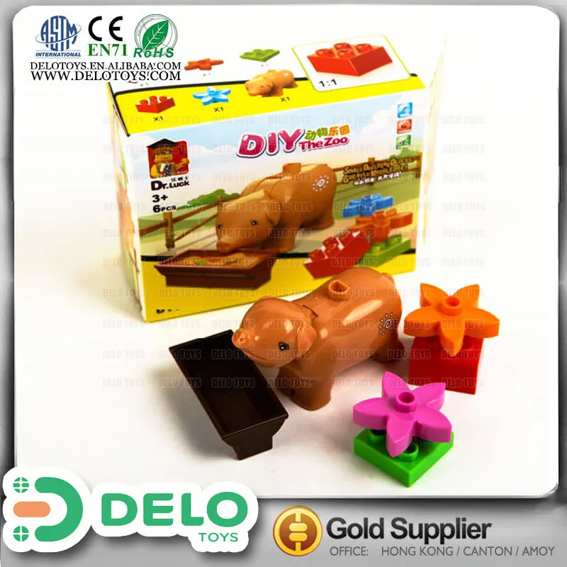 DELO TOYS  china marketplace preschool educational toys zoo animal set toy in bulk DE0083028