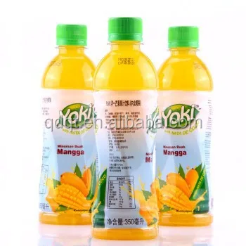 500ml plastic bottle mango juice bottle labels