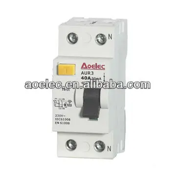 AUR3 Modular Electrical earth leakage circuit breaker/ELCB