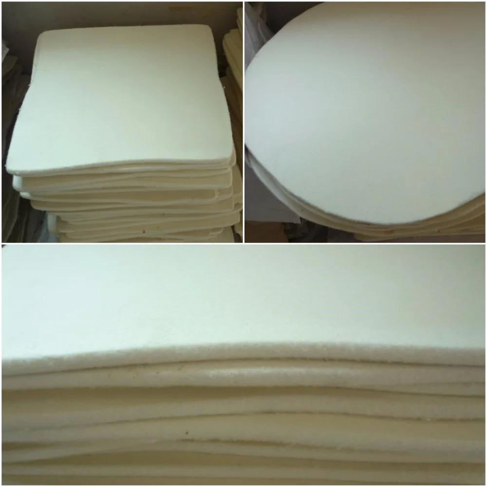 1m*1m Compressed Wool Felt Sheet Material Marino Wool
