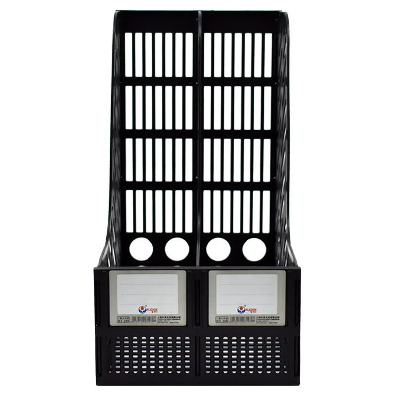 2 layer Best selling wall holder plastic magazine desk file organizer