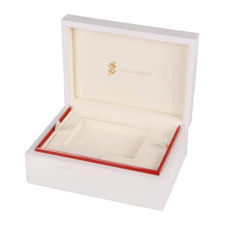 Custom Luxury Glossy Lacquer Empty Phone Box wooden Cellphone box