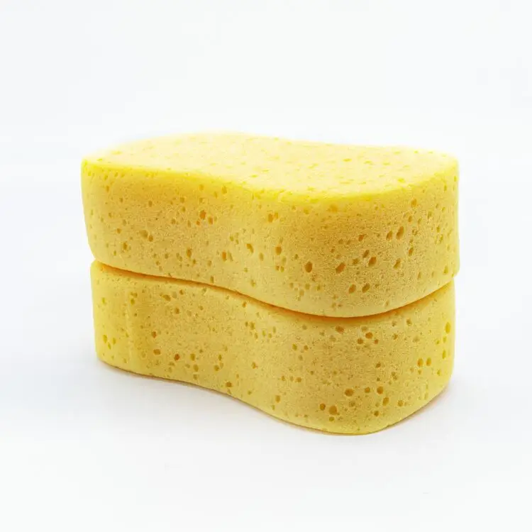 2 pcs 8 - shape large and soft car cleaning sponge