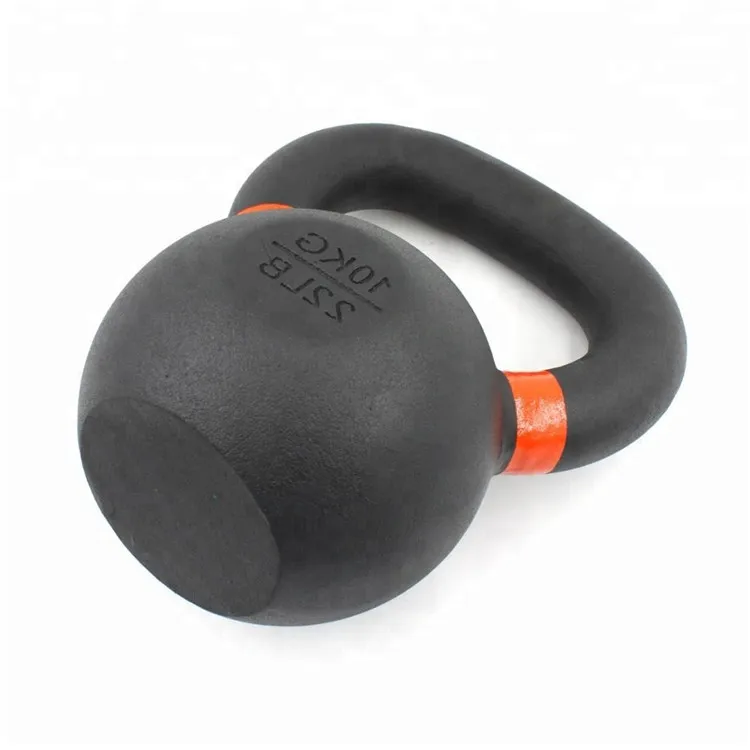 Wholesale Custom Durable Black Powder Cast Iron Competition Kettlebell For Sale