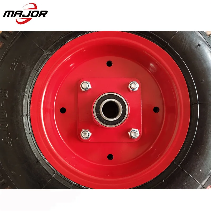 Factory sale high quality 16 inch inflatable cart pneumatic rubber wheel