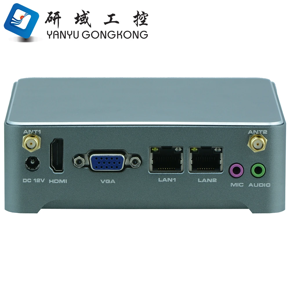 N3925BZ i3 i5 2 LAN Port Fanless Nano Computer Desktop Mini PC 12V