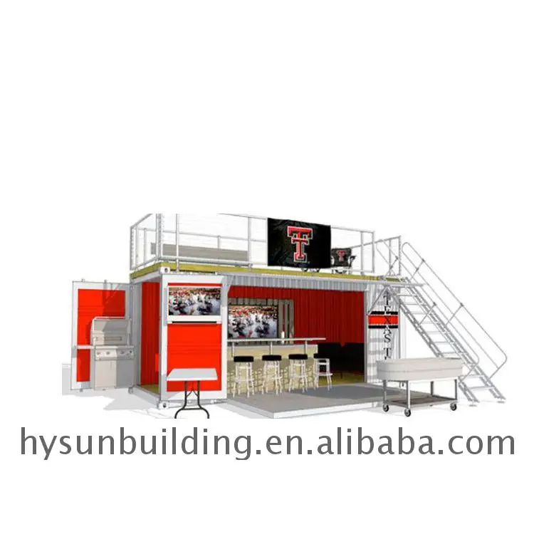 20ft shipping container bar sea containers for sale new sandwich panel comfortable house original gold supplier