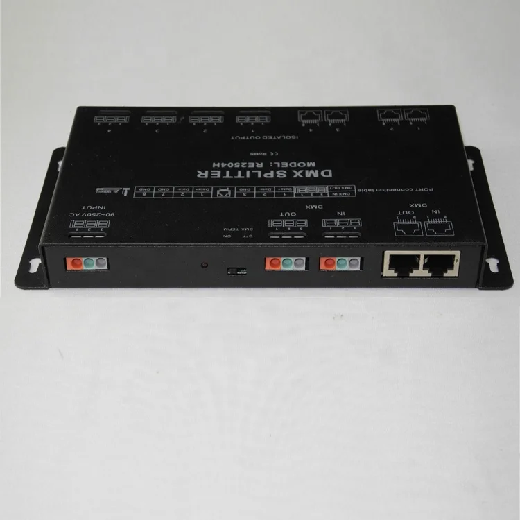 DMX512*4CH output DMX signal splitter