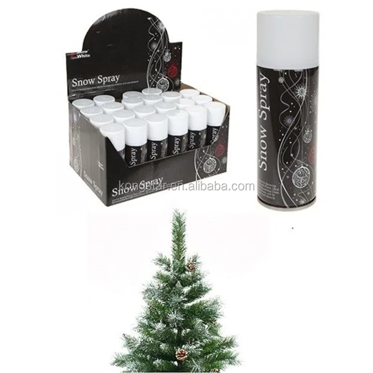 custom logo spray snow for Christmas party decorations