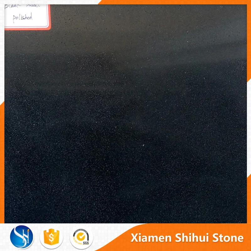 Wall panel price polished Slab natural Black Basalt tile Stone Pavers