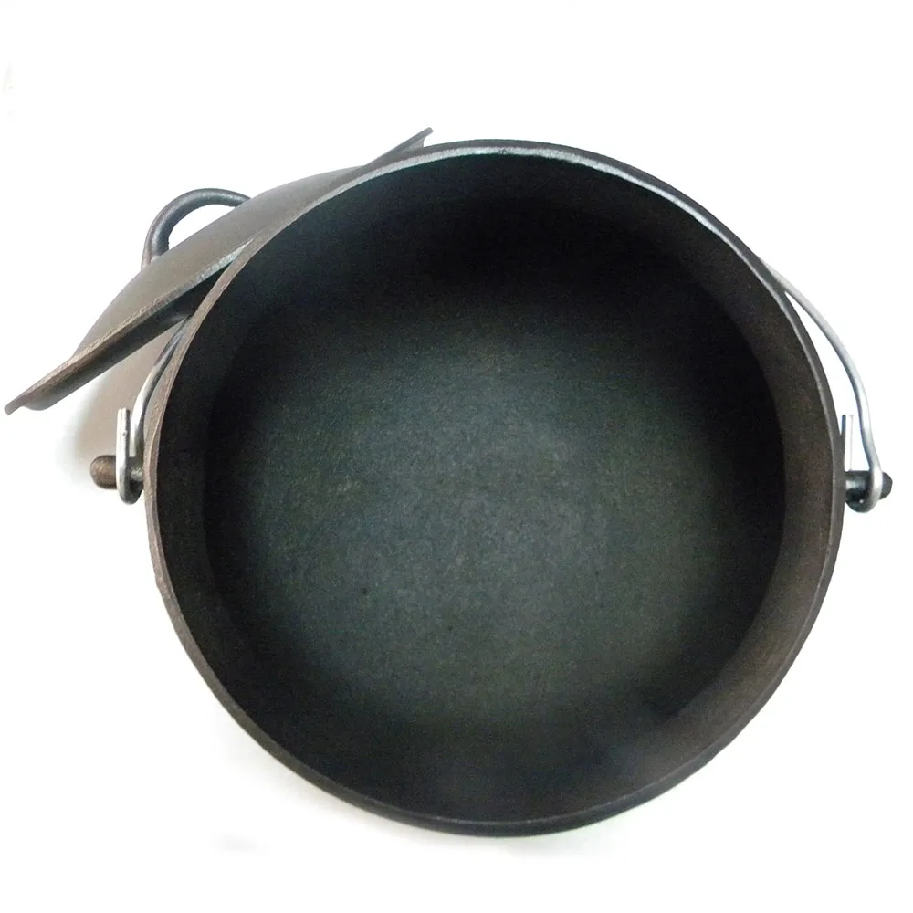 Three Legged Pre-seasoned Cast Iron Potjie Pot  South Africa Cast Iron Cauldron caldero de oggun