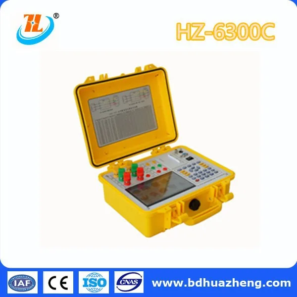 Электрический анализ инструмент HZ-6300C трансформатор емкость и характеристика тестер