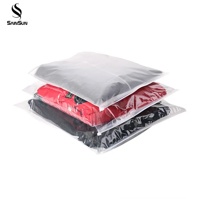 
Nylon Packaging Custom Printed Slider Laminated Plastic Zip Lock Clothing Bags For Clothes 