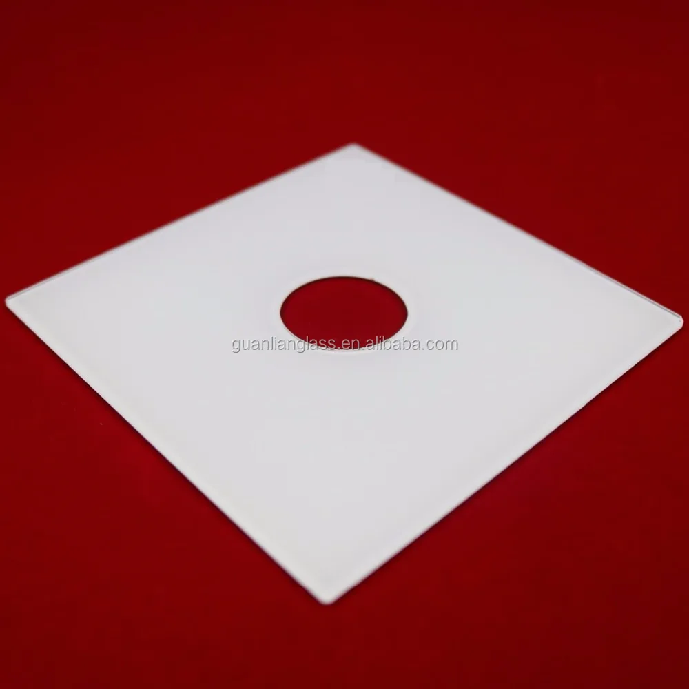 3mm low iron tempered touch screen wall switch plate with silk screen printing glass