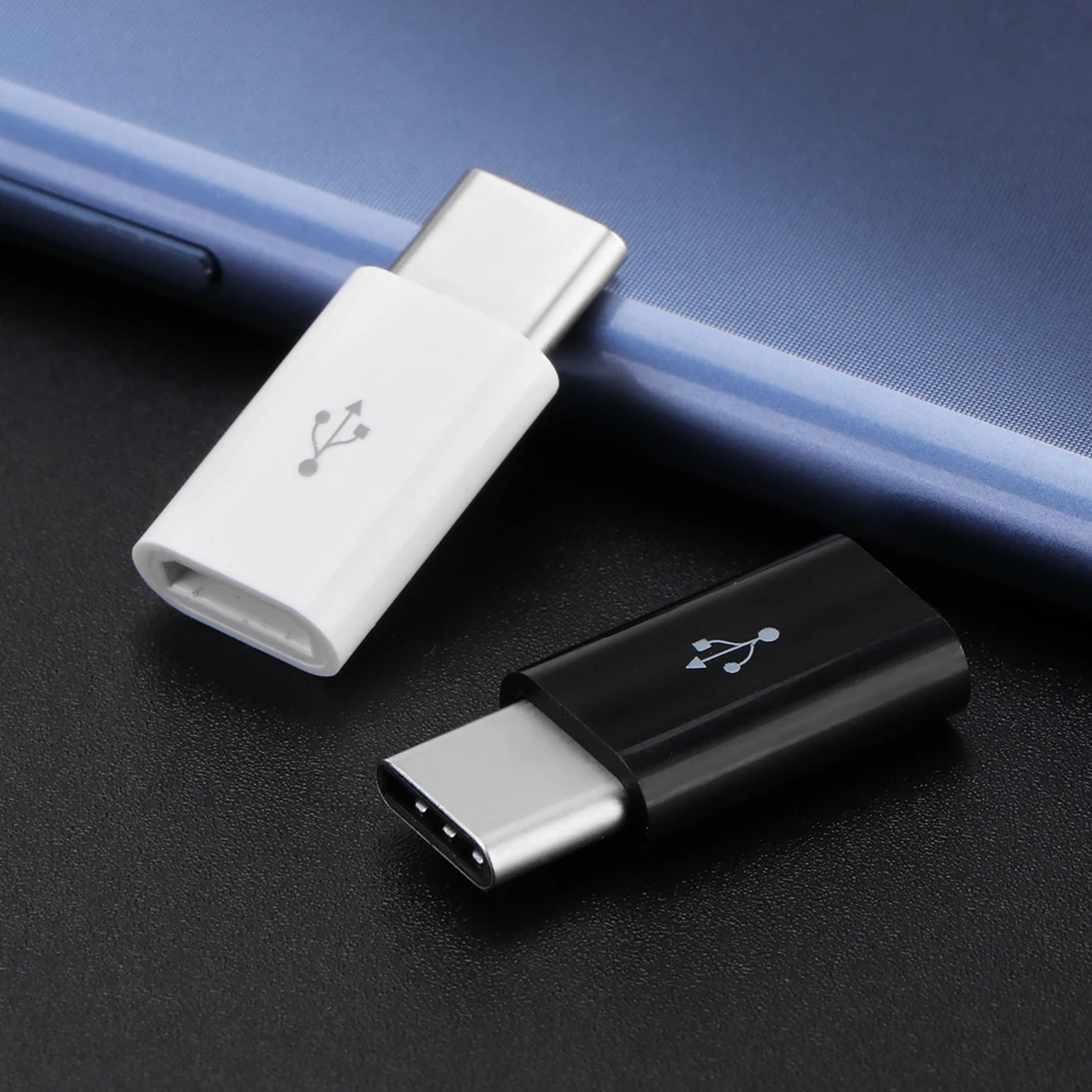 Type C Male to Micro USB Female Adapter USB-C converter Support OTG for Type-C Devices