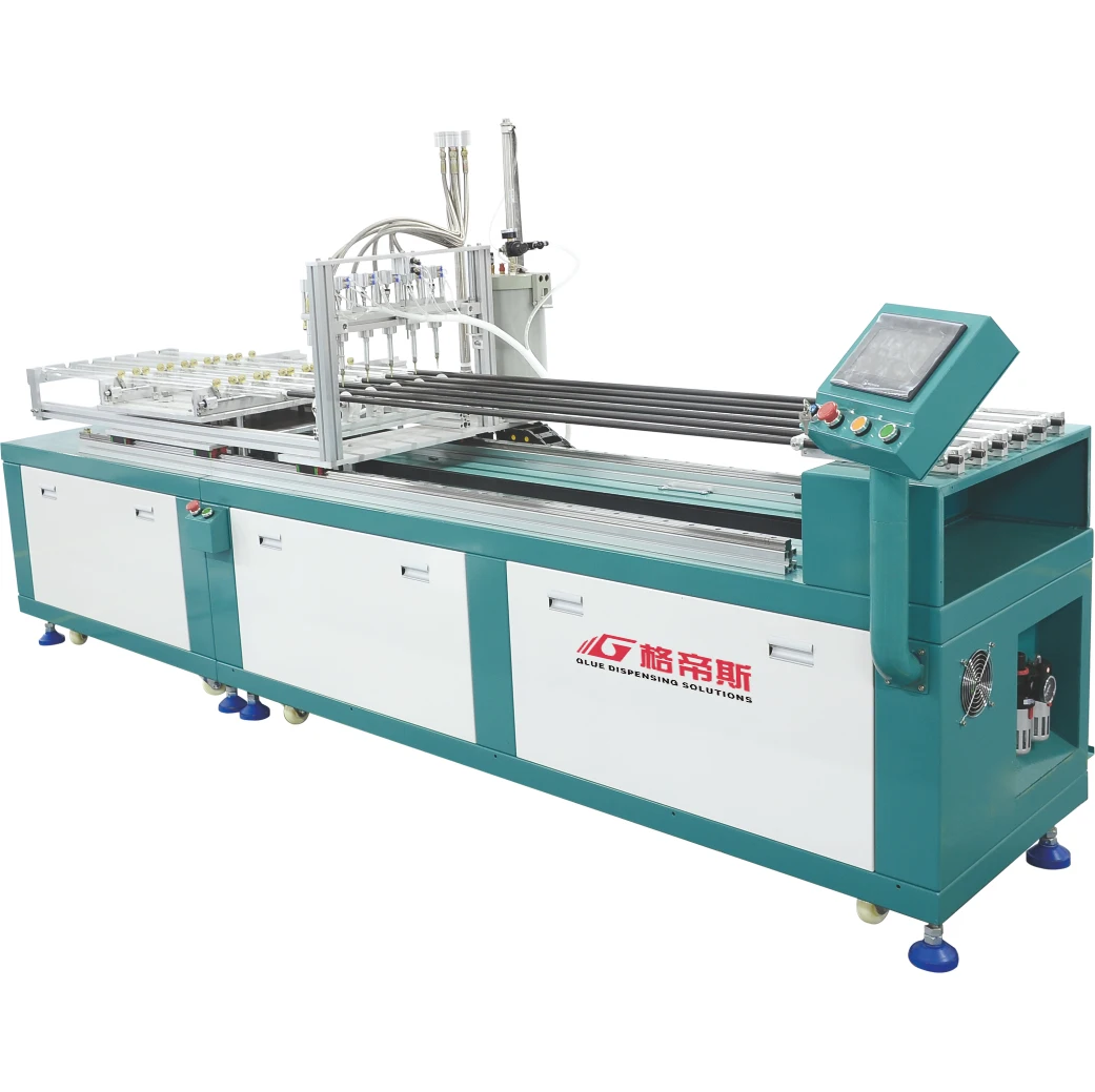 automatic silicone dispensing machine for pcb of T8 glass tube automatic glue dispenser gluing machine