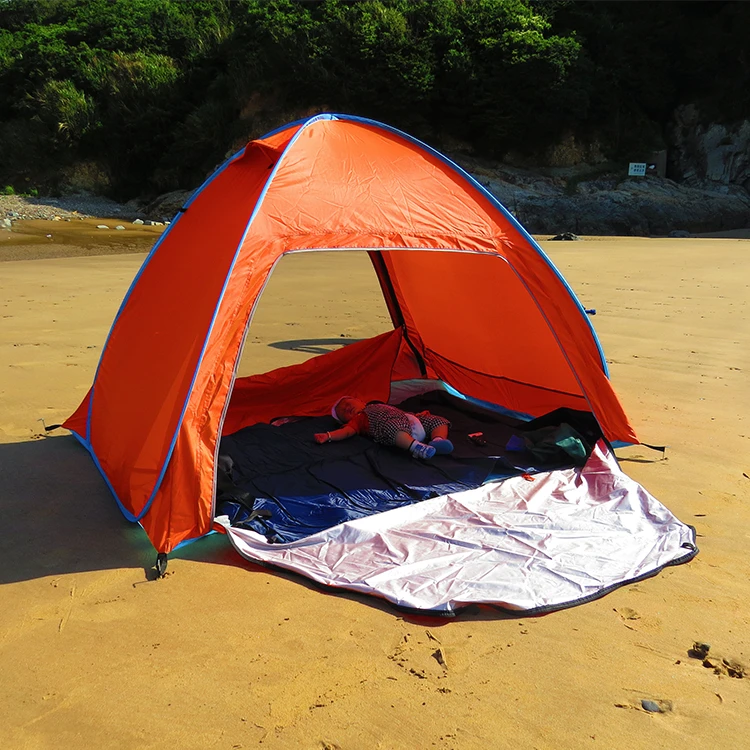 Outdoor Camping Pop Up Tent UPF 50+ Portable Instant Tent Auto Pop Up Tent for Family Beach Camping Party