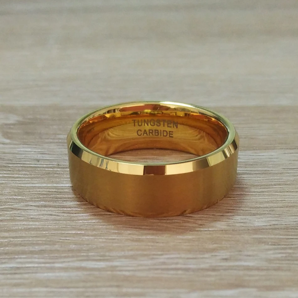 ring Gold Couples Wedding Band Tungsten carbide Hot Sale in Brasil Alliance Wholesale ring