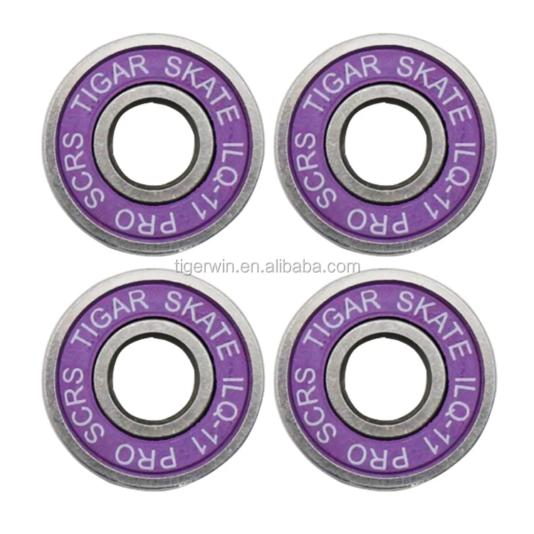 Tiger Skate Deep Groove Ball Skateboard Bearings Inline Skate Longboard Skateboard Bearing 608 8*22*7mm ZZ 2RS OPEN High CN;GUA