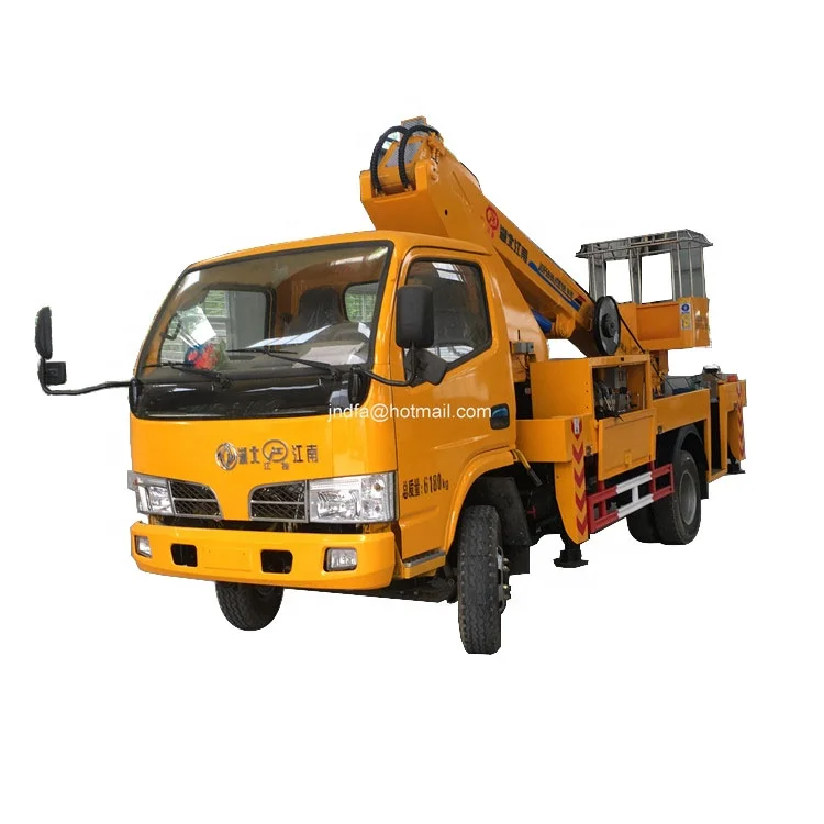 Dongfeng euro V 18 meters telescopic boom Aerial truck, High Lifting Platform Truck