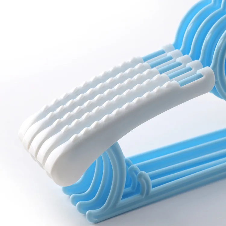 Promotional cartoon retractable baby clothes stand plastic kids cloth hanger