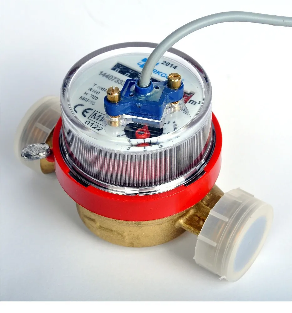 
DN20 Single-Jet Dry Type HOT Water Meter Pulse Output 