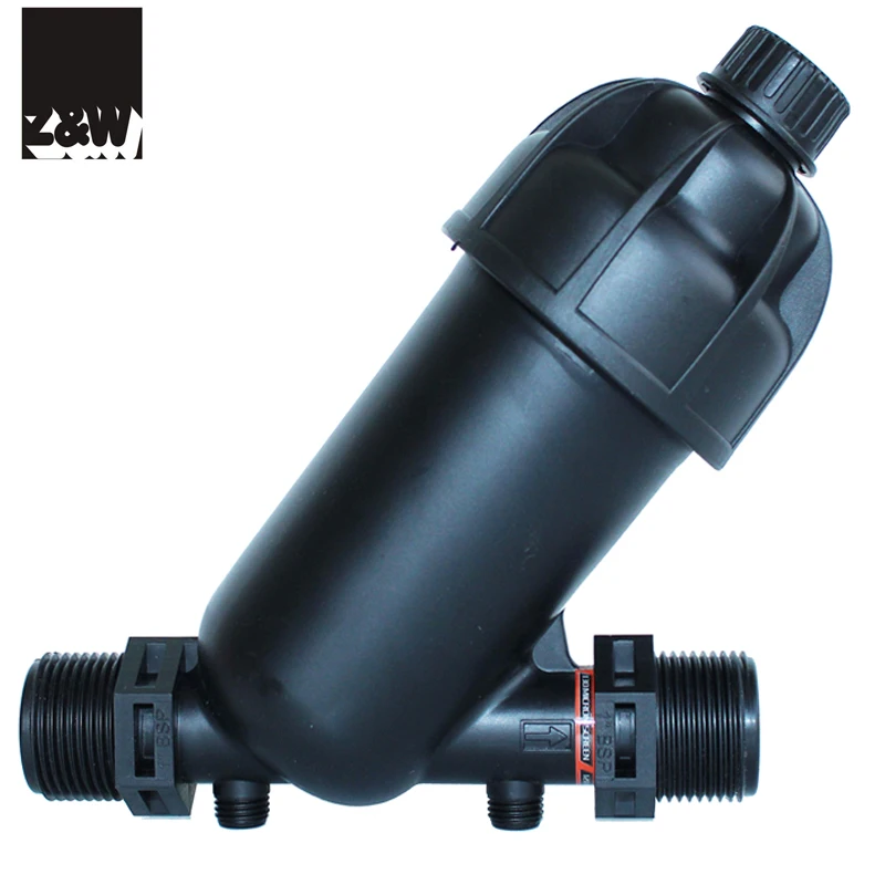 disc screen filter plastic 1 2 inch filter male thread PP material Y type filtration for drip sprinkler irrigation