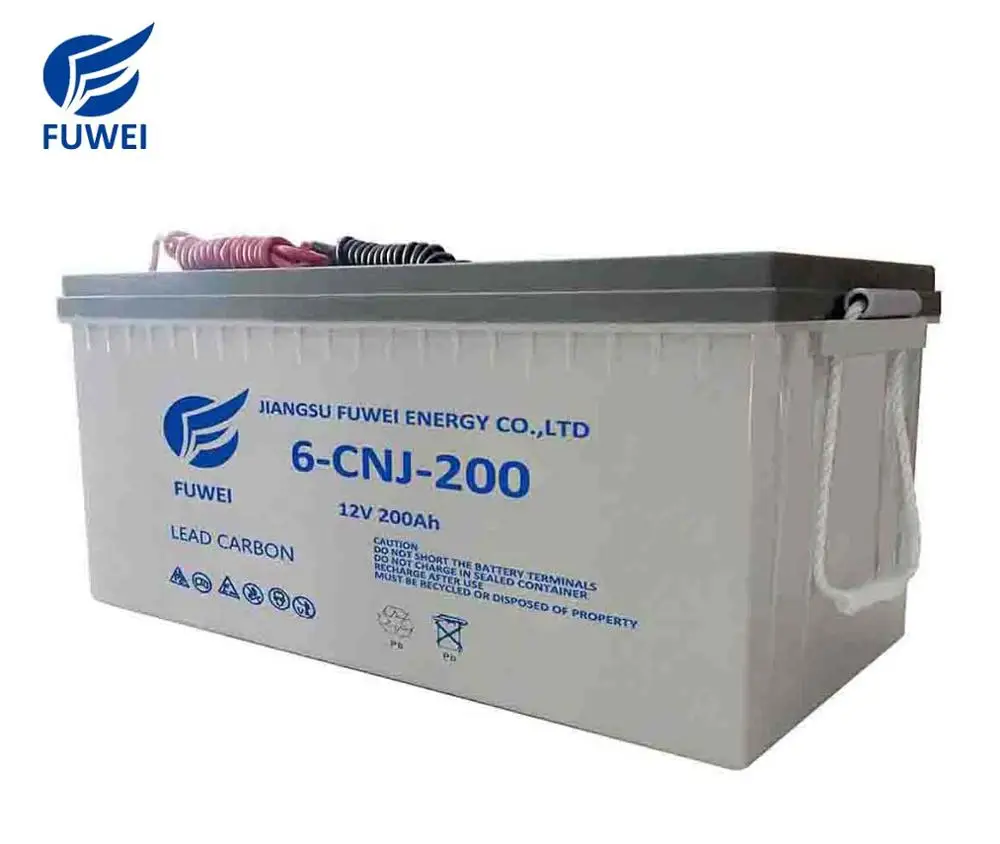 
12v 200ah deep cycle solar storage lead acid gel battery for solar system storage batteries 