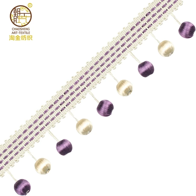 
Handmade and High End Wooded Beaded Fringe 