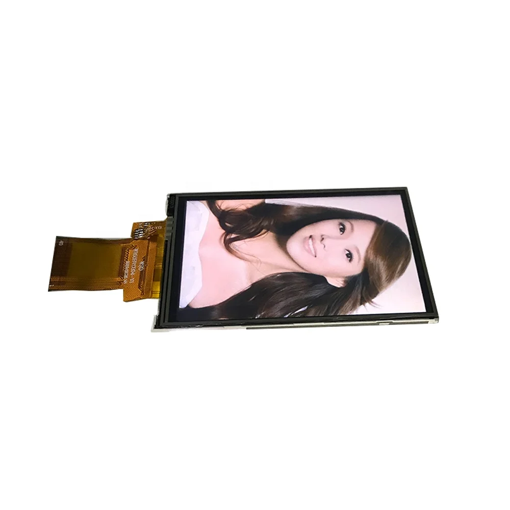 Exw price 3.5 inch 320*480 40 pin car radio and vr small tft lcd screen with resistive touch screen panel