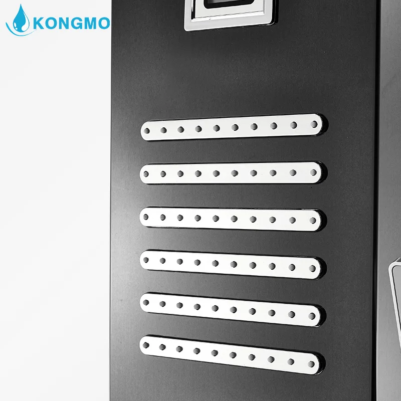 Умная настенная душевая панель для ванной комнаты массажный смеситель тела душа с цифровым дисплеем 6601