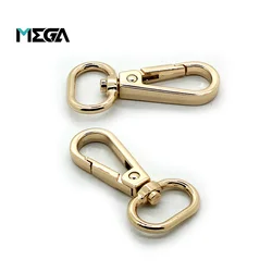 Fashion High Quality Hardware Ornaments Spring Purse Bag Nickel Handbag Metal Snap Hook Swivel Snap Hook Handbag Hook