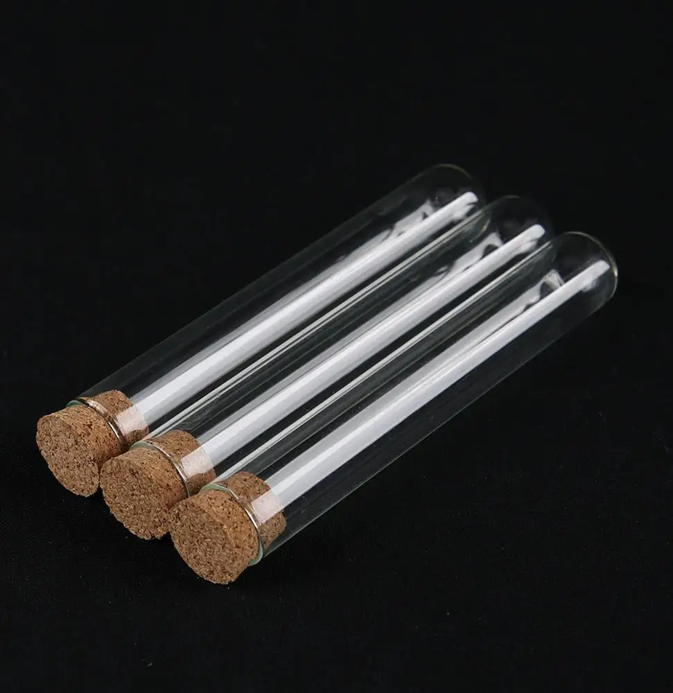 Customize glass test tube all kinds of caps