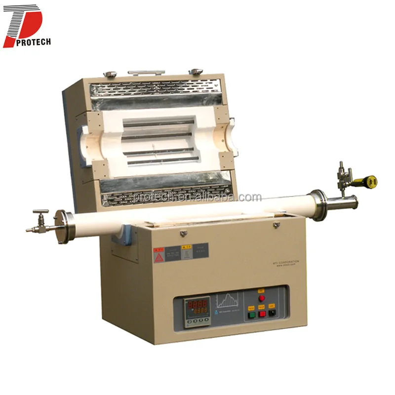 Heating Furnace Radiant Tube Horizontal High Temperature Vacuum Sintering Tube Furnace