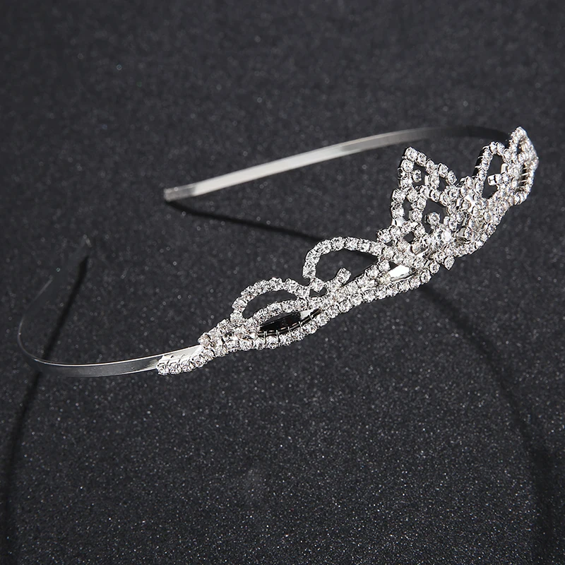 Rhinestone Princess Tiara Miss World Crown Accessories Jewelry